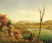 Prentice, Levi Wells Andirondack Lake oil painting